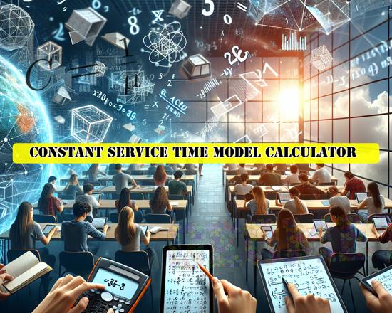 Constant Service Time Model Calculator
