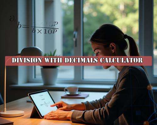 Division with Decimals Calculator